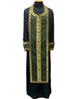 Требный набор цвет хаки , костюмная ткань(епитрахиль, поручи)  