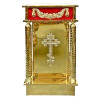 ПОДСТАВКА Красная   ↕92см ↔50см ↕50см   Булат Бархат 