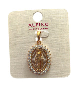 Кулон Пресвятая Богородица медицинский сплав, xuping