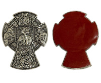 КРЕСТ автомобильный Металический 3,5\4,5 см