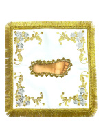 Стопа Божией Матери Почаевская (вышивка на габардине) 30/30 см