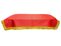 Скатерть на аналой парчаТ (красное-золото) 90/90 см