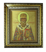Икона Макарий Великий Преподобный (печать на холсте) 23/26 