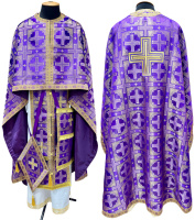 Облачения греческого покроя парча Т (крест в рамке) 52/145