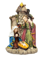 Вертеп Рождественский  цветной 10/16 см