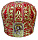 Митра, бархат, красная (вышивка) 58р