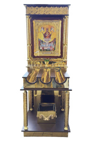 ПОДСТАВКА для СВЕЧЕЙ на 3 отдела с иконой ↑200см ↔75см ↕71см МДФ Булат