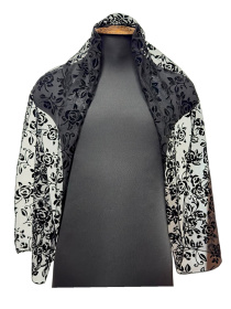 ШАРФ Ритуальный  черный  35/150 см