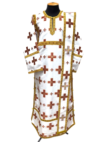 Комплект диакона, парча  (стихарь+орарь+поручи) 52/150