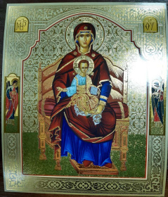 Лик Богородица на троне 15/18