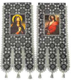 Хоругви тканевые, парча Т (иконы на холсте) 50/90см