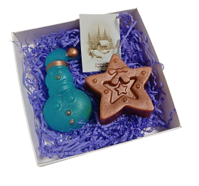 Мыло ручной работы набор "Елочные украшения" 100г