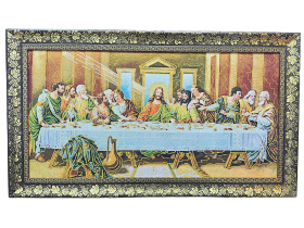 Икона гобелен Тайная Вечеря 62/110 см