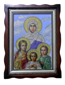 Икона Вера, Надежда, Любовь и мать их София №0740 30/39