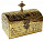 Ковчег для МОЩЕЙ ↕14см ↔16см ↔10,5см Латунь Греция (9416В)