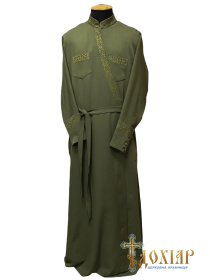 Подрясник греческий костюмная ткань ( крест) 58р