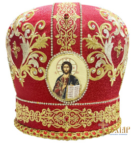 Митра парча под вышивку (иконы холст) 57р