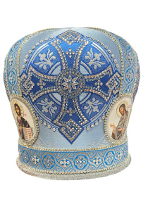 Митра парча (голубое серебро) 57,5р