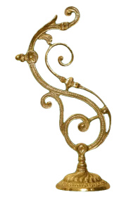 КРОНШТЕЙН большой ↕31см ↔9см Латунь Литый