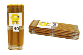 Свечи ВОСКОВЫЕ №40 1кг (100шт) 100%