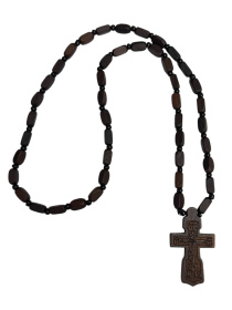 Подвеска крест Самшит  