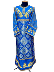 Стихарь  из комбинированной ткани (вышивка) 50/150 см