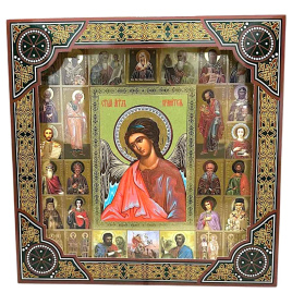 Ангел Хранитель  (багетная рамка, подарочная коробка) 26/26см