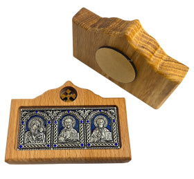 Тройник автомобильный дерево-металл 7/10см