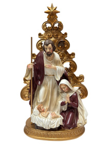 Вертеп Рождественский  цветной (высота 29см)