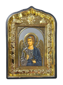 Ангел Хранитель  рамка голуб, пластик 10/14см