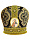 Митра парча Т (черный с золотом) 60р