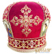 Митра, бархат ( вышивка ажурный крест) 58р