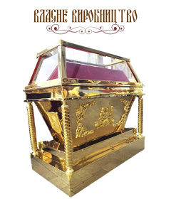 Гробница под плащаницу из металла ↕130см ↔130см ↕70см,