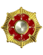 Мощевик средний КРАСНЫЙ 6\6  см
