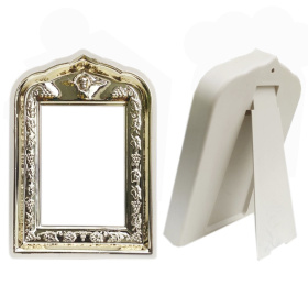 Рамка Голубь малая под лик 6/9 см (белая)