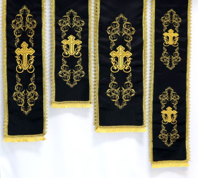 Рушник, вышивка, атлас