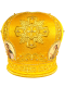 Митра золотистая, парча  (вышивка крест лучи) 58р