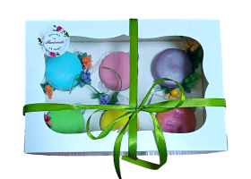 Мыло ручной работы "Набор макарун" 6шт