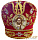 Митра, бархат (вышивка розочка) 57р