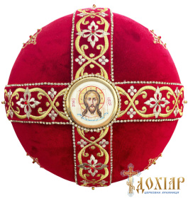 Митра, бархат ( вышивка ажурный крест) 58р
