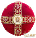 Митра, бархат ( вышивка ажурный крест) 58р