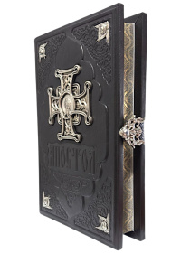 АПОСТОЛ богослужебный ПЦУ (оклад кожа, накладки серебра) 20/30