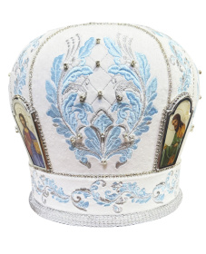 Митра, бархат (вышивка голубая) 59,5р