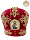 Митра иерейская вышивка канителью на бархате 59р. Митра иерейская вышивка канителью на бархате 59р.