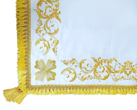 Скатерть, королевский атлас, вышивка 180/180см