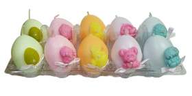 Свеча ДЕКОРАТИВНАЯ ПАСХАЛЬНАЯ Яйцо ↕ 6,5см Парафин