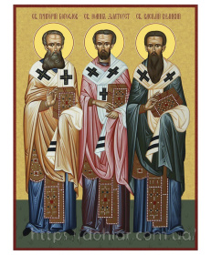 Три святителя (Григорий, Иван Златоуст, Василий Великий)16/20
