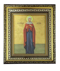 Икона Святая мученица Евгения (печать на холсте) 23/26