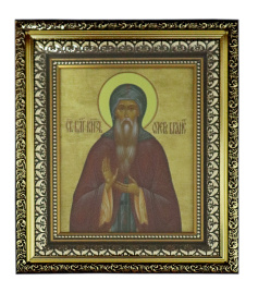Икона "Благоверный князь Олег Брянский"  (печать на холсте) 23/26