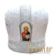 Митра парча Т (белое серебро) 57.5 р